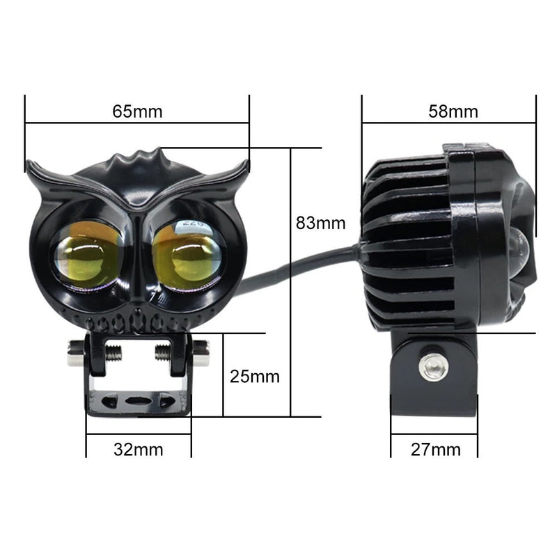 OWL Led For Motorcycles  Light Car Dual
